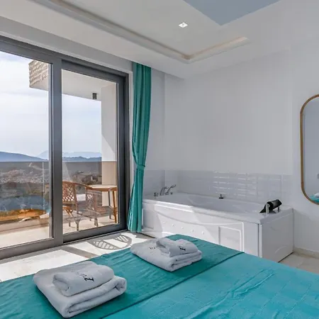 3 Bedroom Seaview With Private Pool * Kalkan