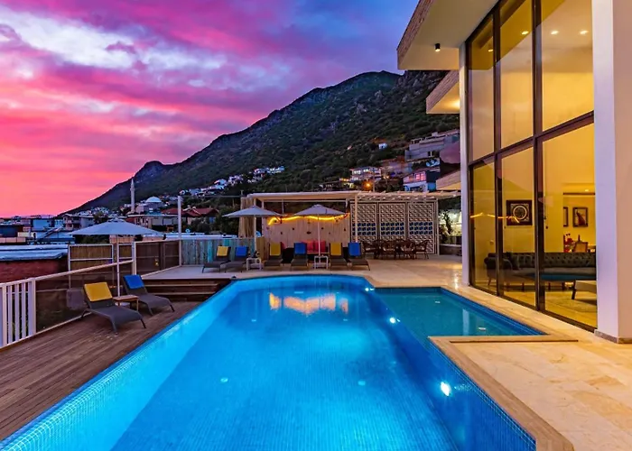 3 Bedroom Seaview With Private Pool * Kalkan
