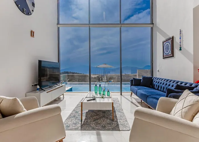 3 Bedroom Seaview With Private Pool Willa Kalkan