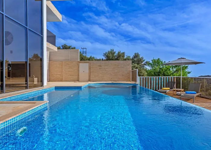 3 Bedroom Seaview With Private Pool Willa Kalkan